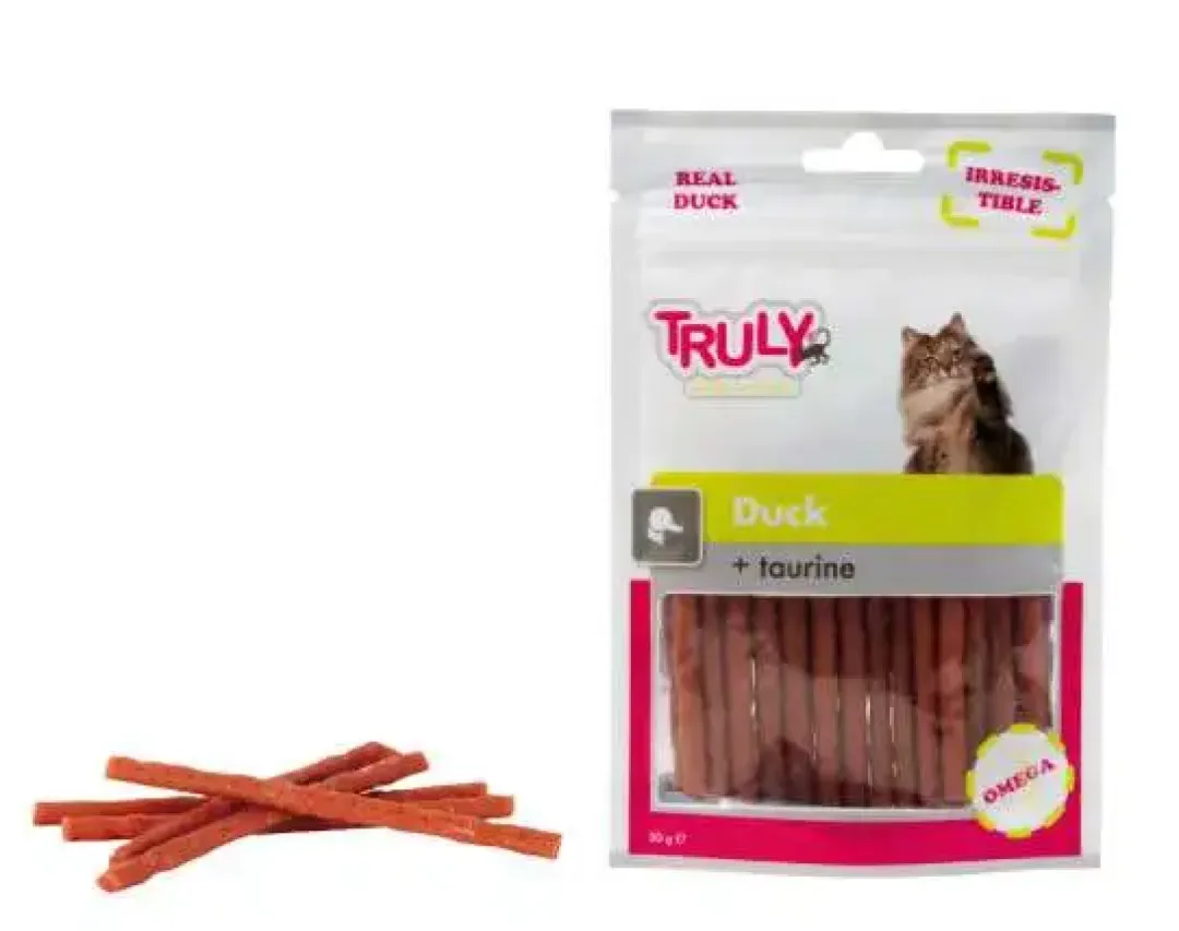 Truly Katte og Hundesnack Truly Duck med taurin 50 gram
