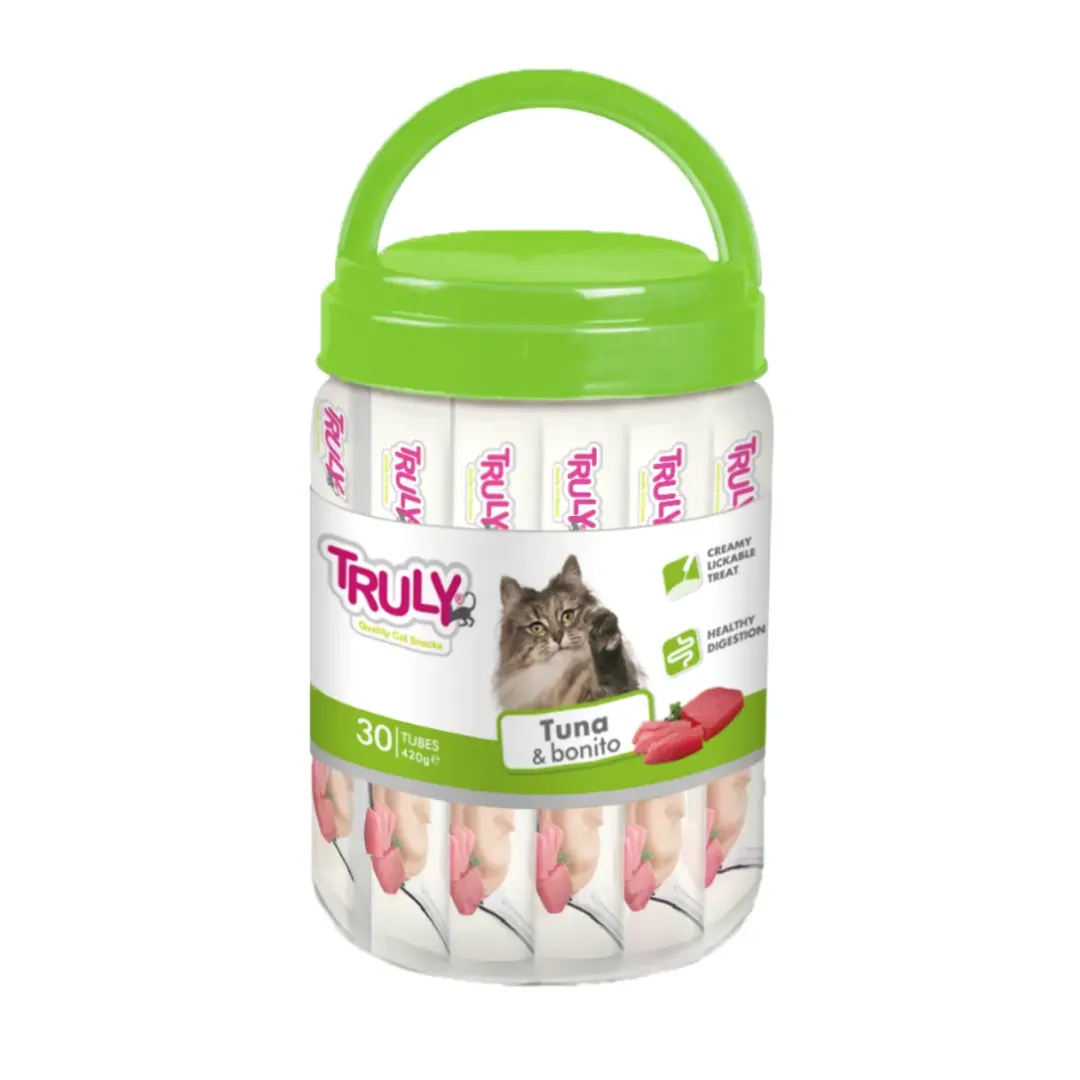 Wanpy Truly Kat Cremet Slikbar Godbid Tun og Bonito 420 g