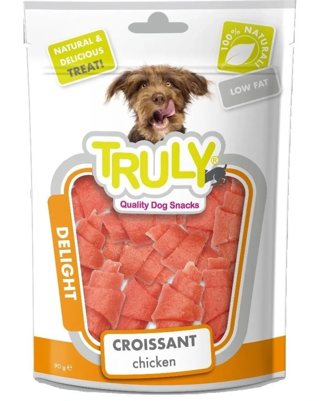Truly Katte og Hundesnack Truly Snacks Dog Chicken Croissant 90 g - kyllingecroissanter til hunde
