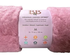 B&B Økologisk Hundeshampoo Vetbed Original rosa medium 75x100 cm til hund - varm støtte og komfort