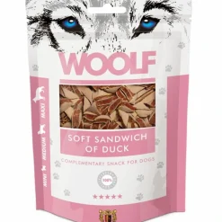 Woolf HundeSnacks og Kattesnack Woolf Hundesnack Blød Sandwich med And