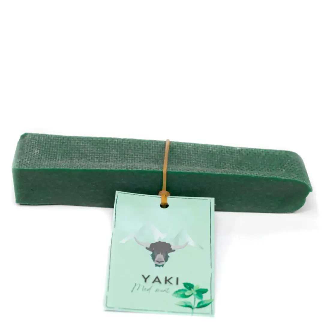 Yaki Dog Treats Yaki vegetarisk tyggeben til hund med mint XL 140-160 g