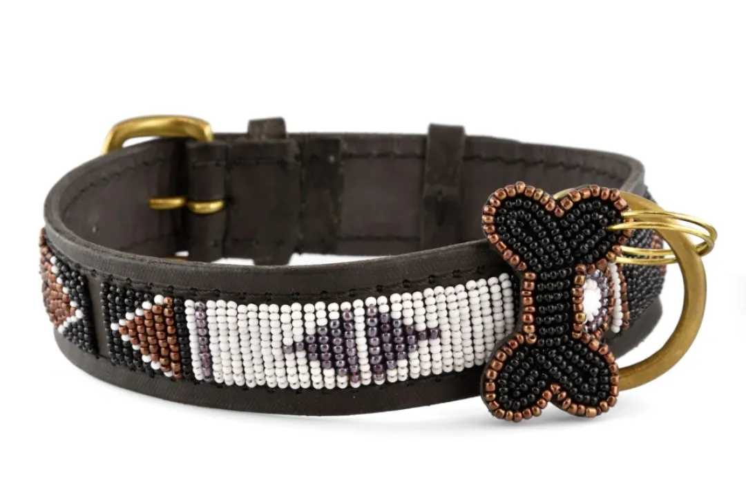 Zinj Hundehalsbånd Zinj Swahili Halsbånd Mini - afrikansk inspireret design
