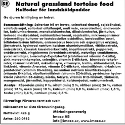 ZooMed Zoo Med Natural Grassland Tortoise Food 425 Gram (Til Voksne landskildpadder)